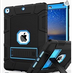 Rantice iPad 9th Generation cover/protector. Black & Blue shell.
